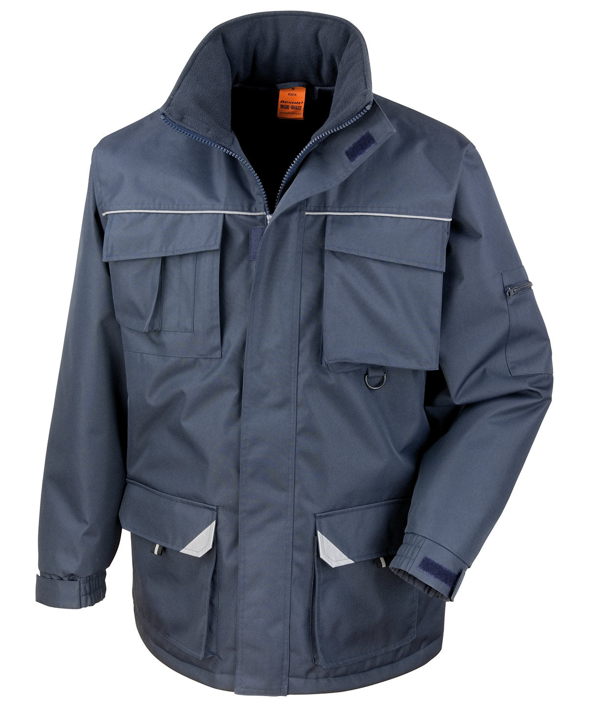 Result Workguard Work-Guard Sabre Long Coat - Navy