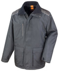 Result Workguard Work-Guard Vostex Long Coat - Black