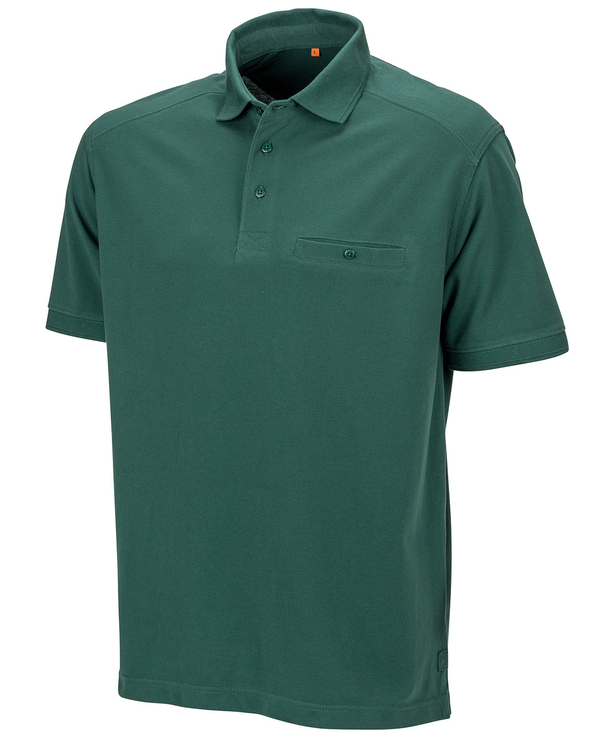 Result Workguard Work-Guard Apex Pocket Polo Shirt - Bottle Green