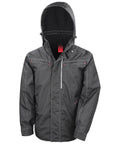 Result Denim Texture Rugged Jacket - Black