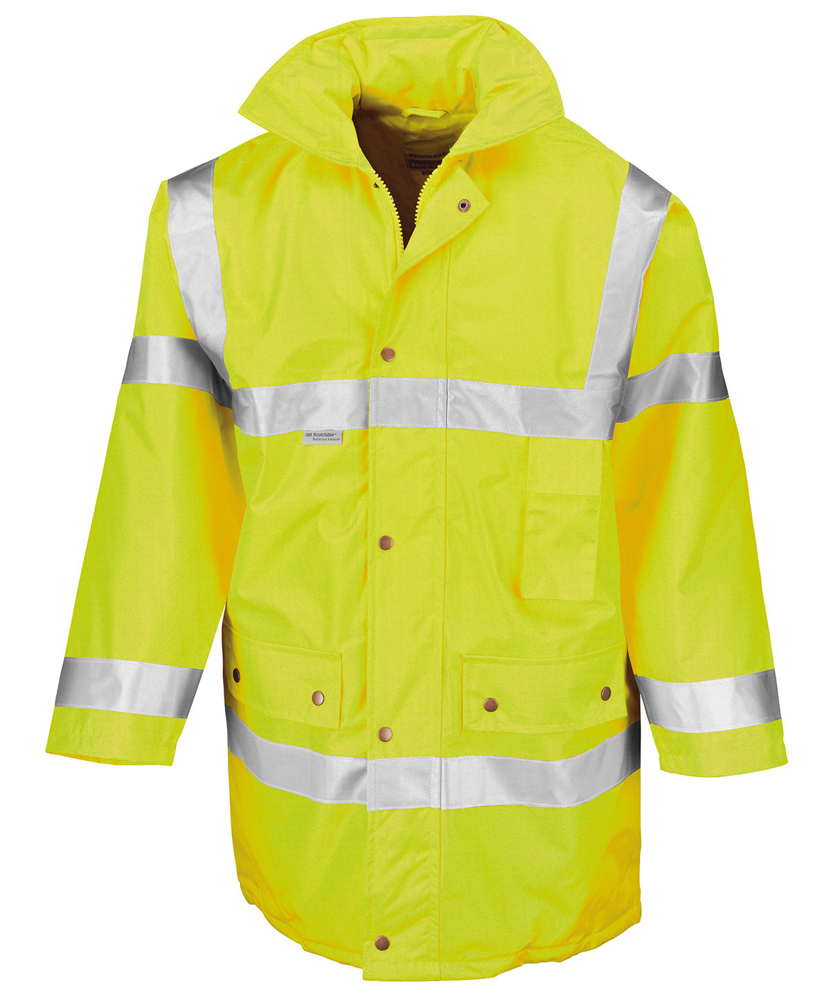Result Safeguard Safety Jacket - Fluorescent Yellow