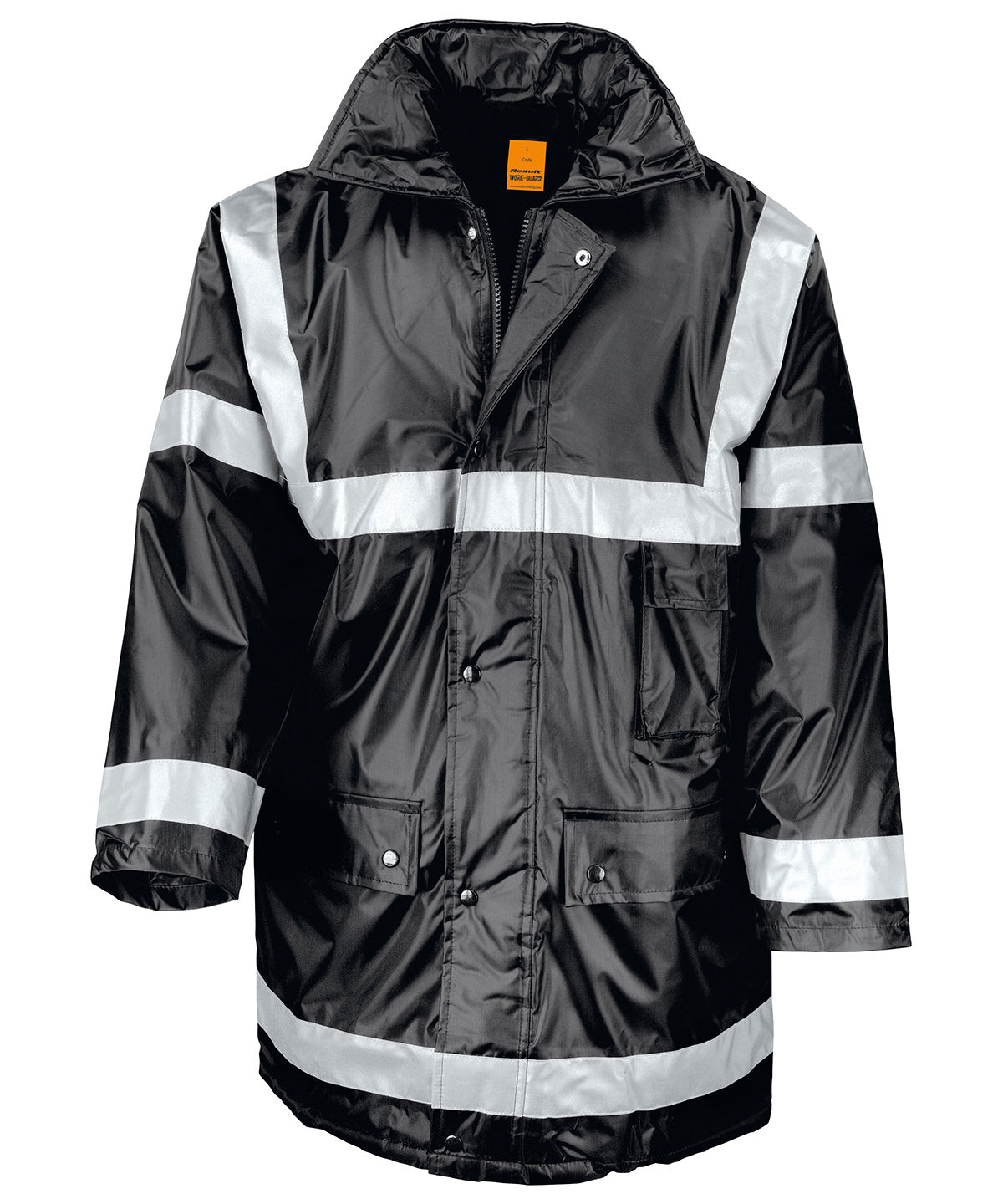 Result Workguard Work-Guard Management Coat - Black