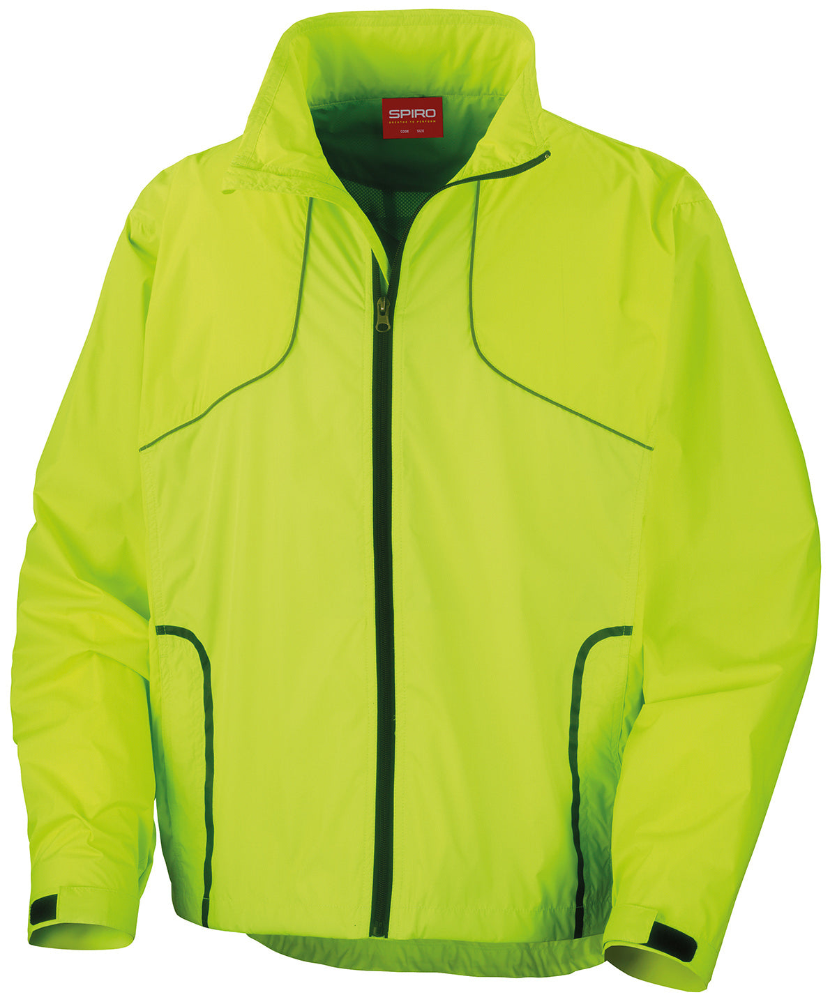 Spiro Crosslite Trail And Track Jacket - Neon Lime