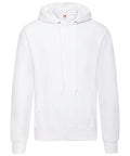 Fruit of the Loom Classic 80/20 Hooded Sweatshirt - White