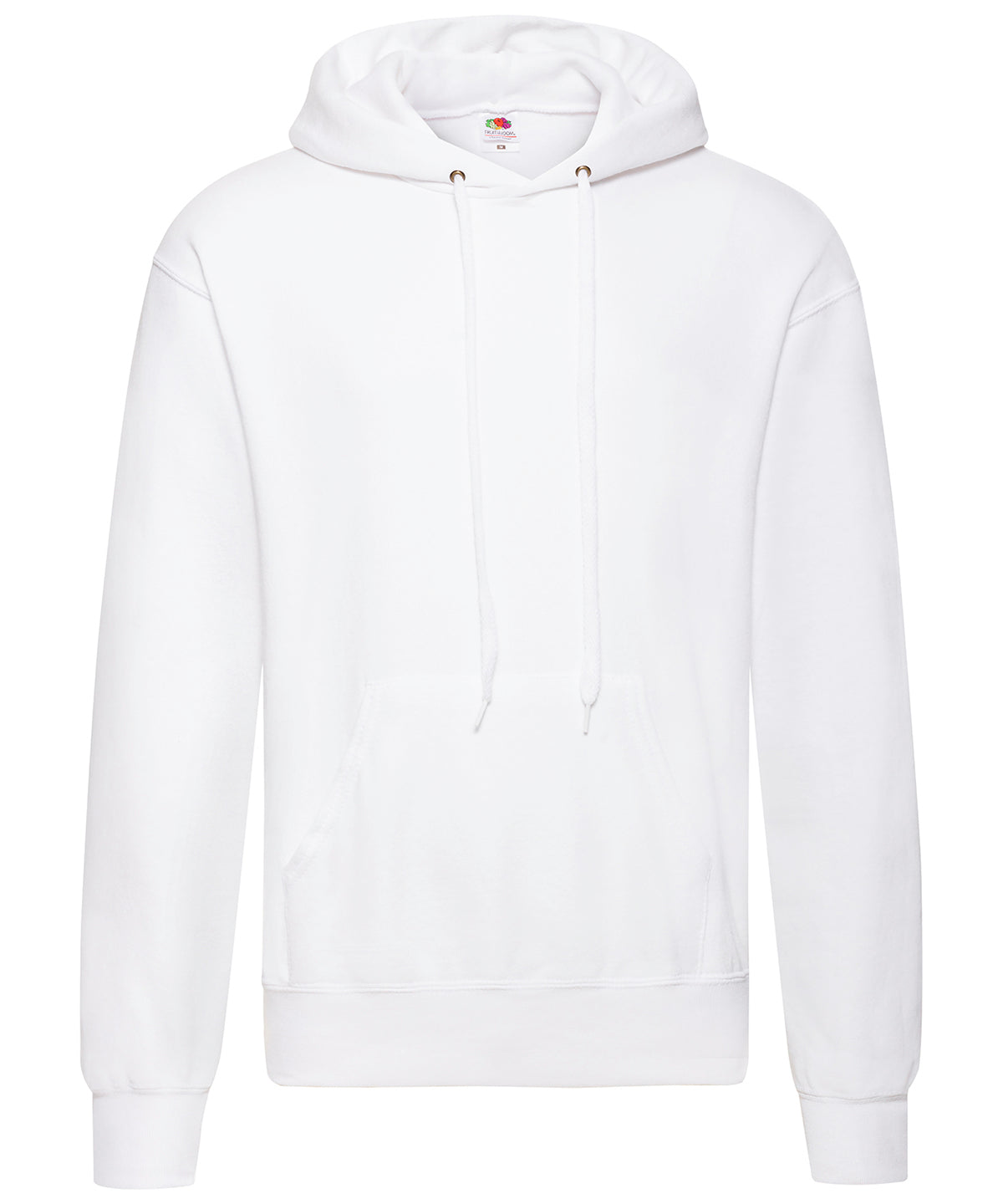 Fruit of the Loom Classic 80/20 Hooded Sweatshirt - White