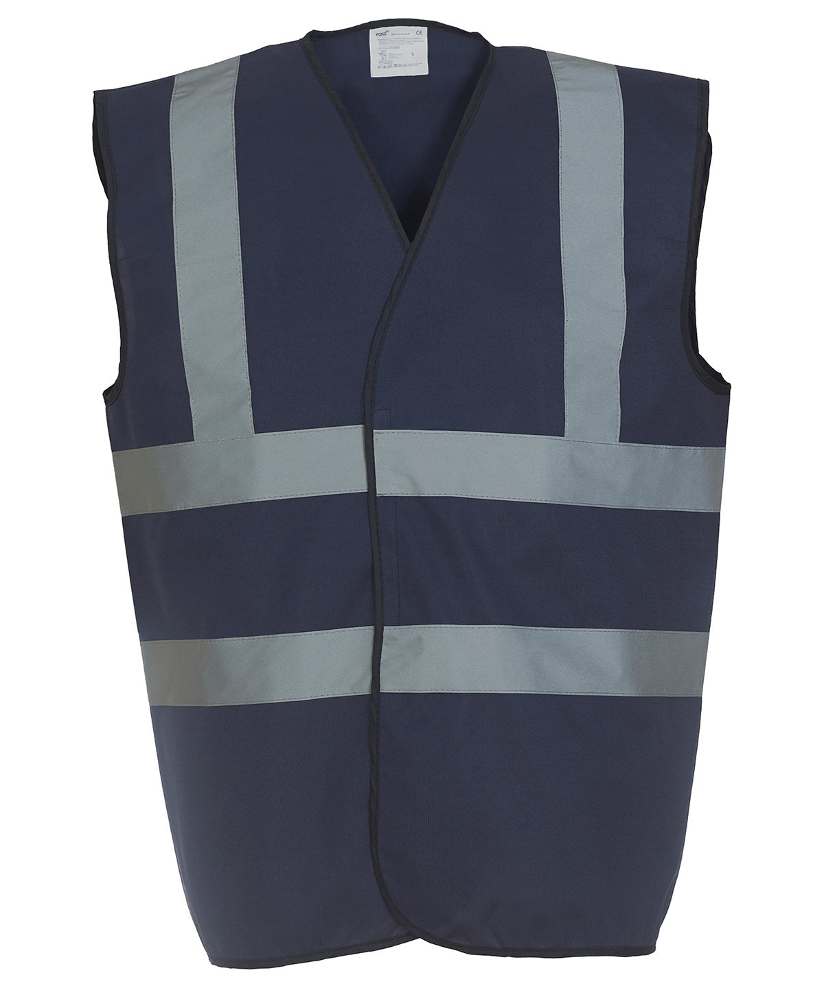 Yoko Hi-vis 2-band-and-braces Waistcoat (HVW100) - Navy