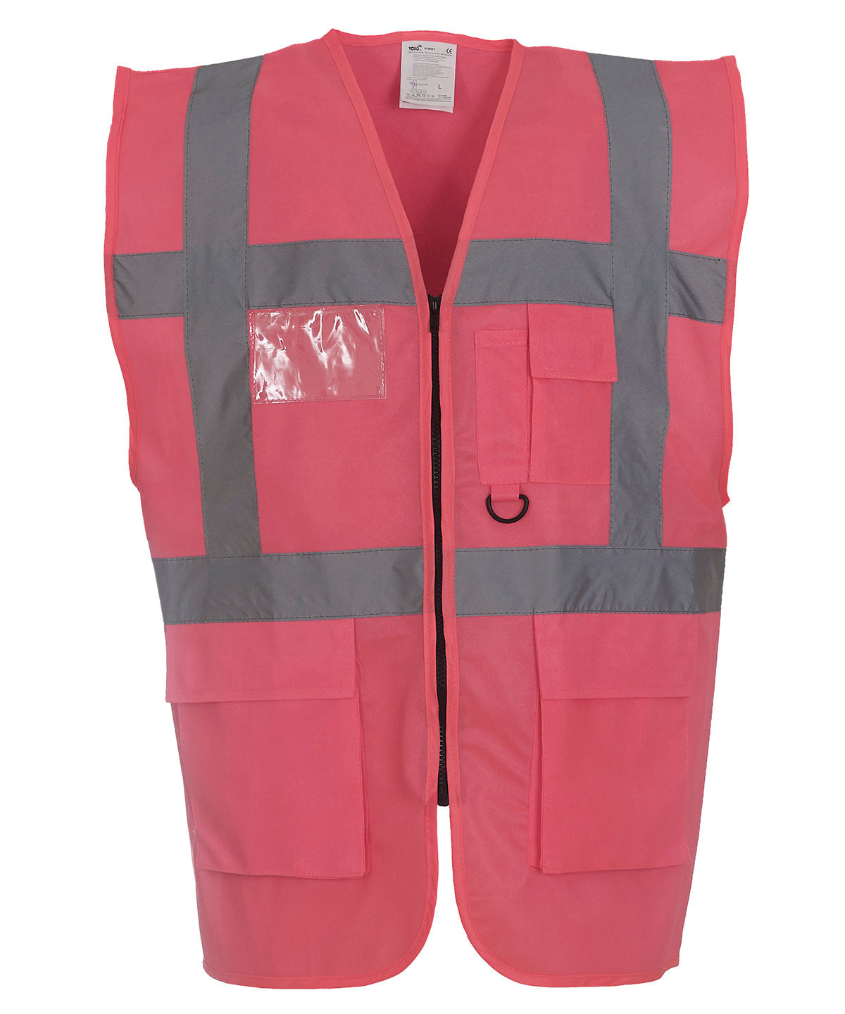 Yoko Multifunctional Executive Hi-vis Waistcoat (HVW801) - Pink
