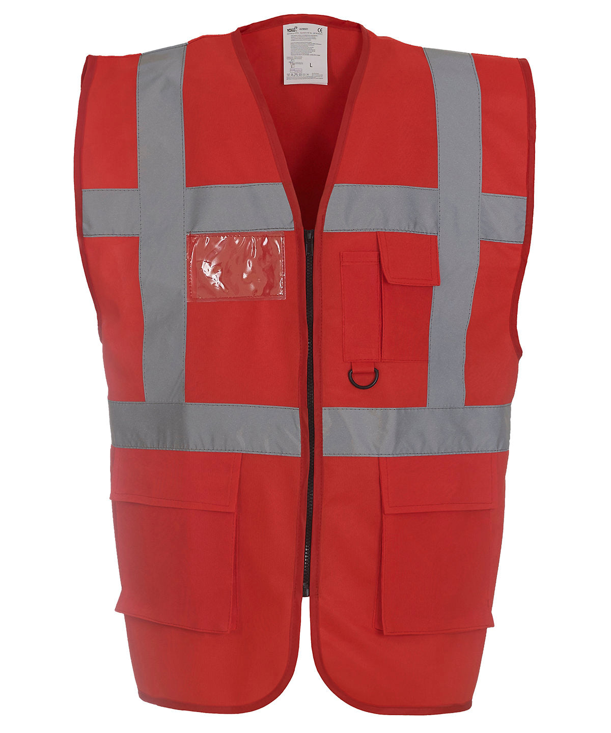 Yoko Multifunctional Executive Hi-vis Waistcoat (HVW801) - Red