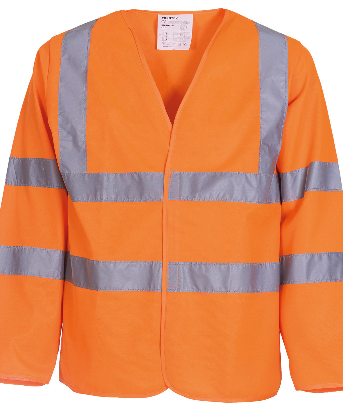 Yoko Hi-vis Long Sleeve Waistcoat (HVJ200) - Orange