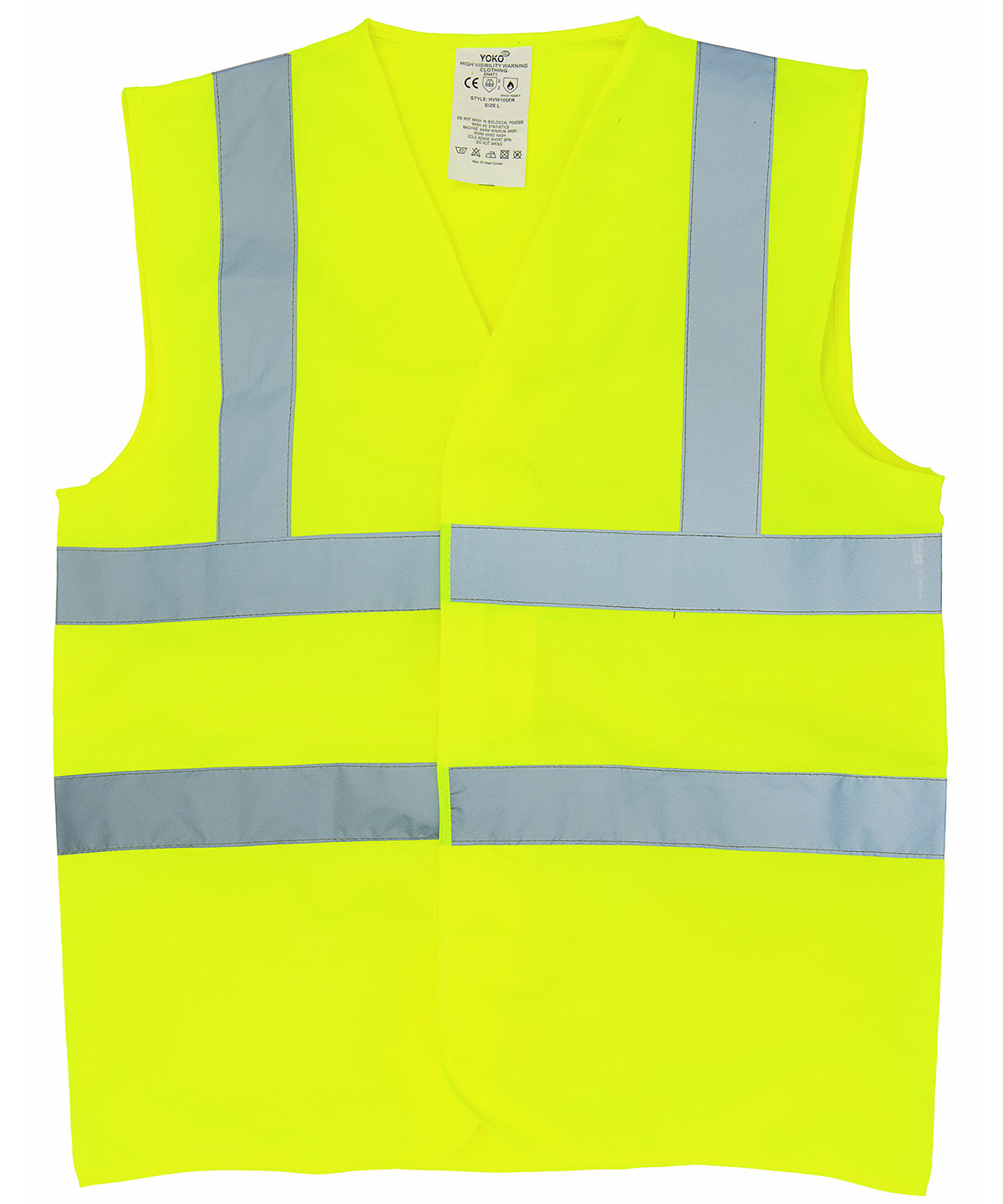 Yoko Flame-retardant Hi-vis Sleeveless Waistcoat (HVW100FR) - Yellow