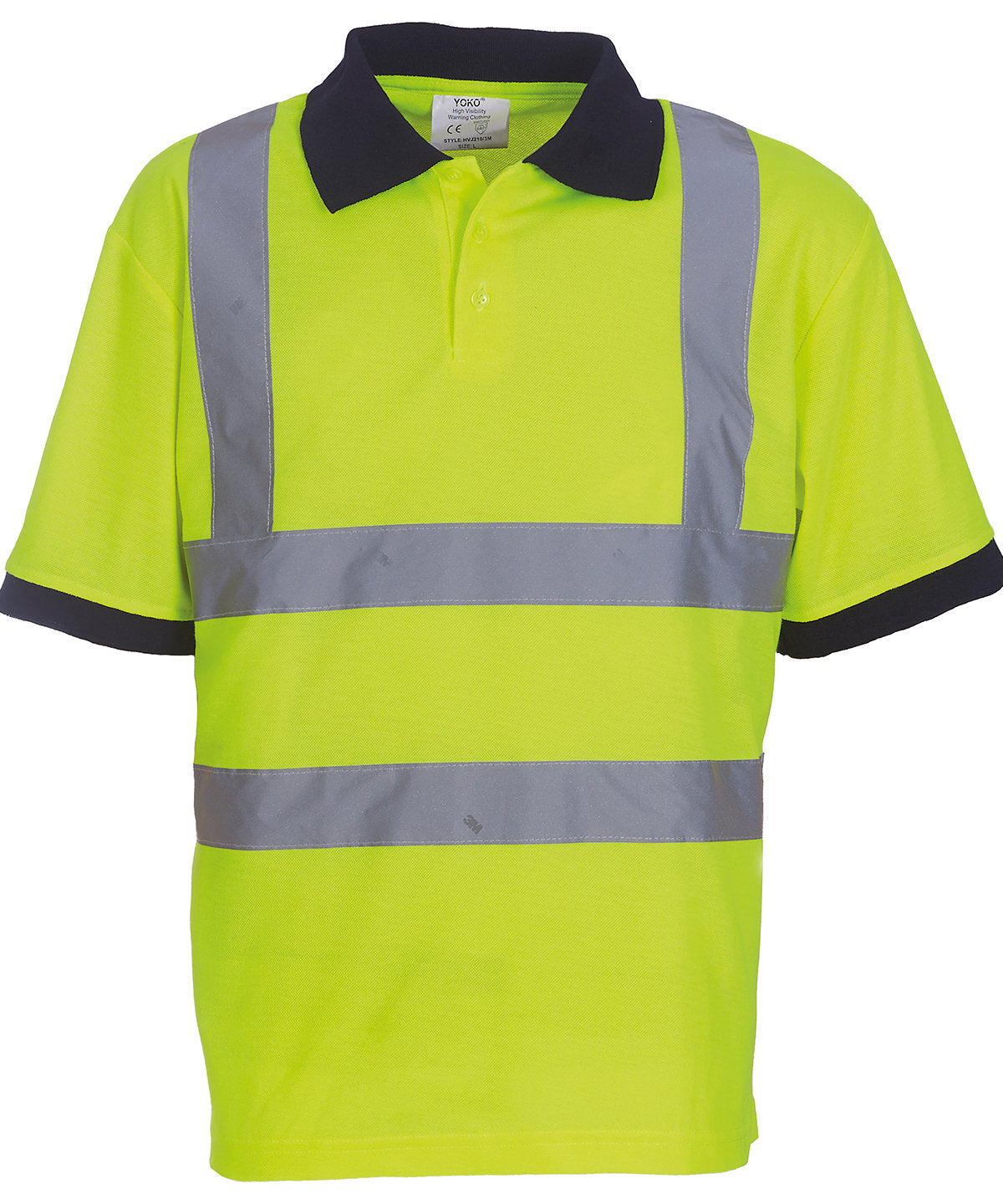 Yoko Hi-vis Short Sleeve Polo (HVJ210) - Yellow