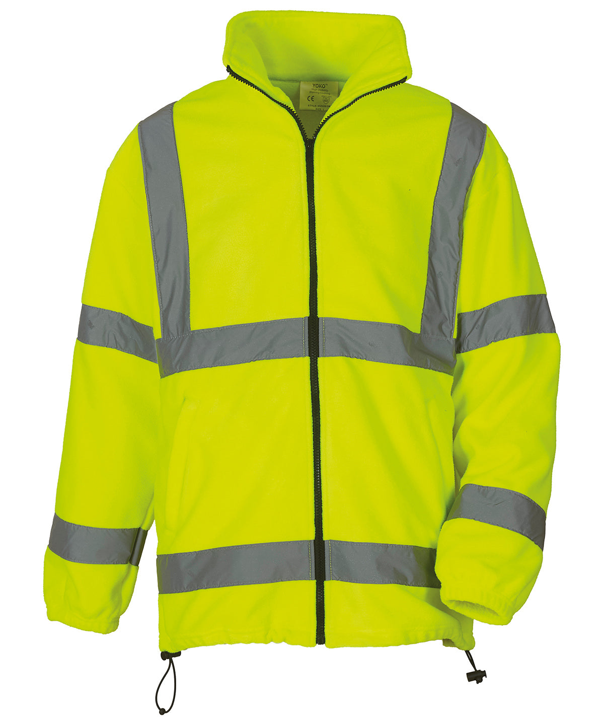 Yoko Hi-vis Heavyweight Fleece Jacket (HVK08) - Yellow