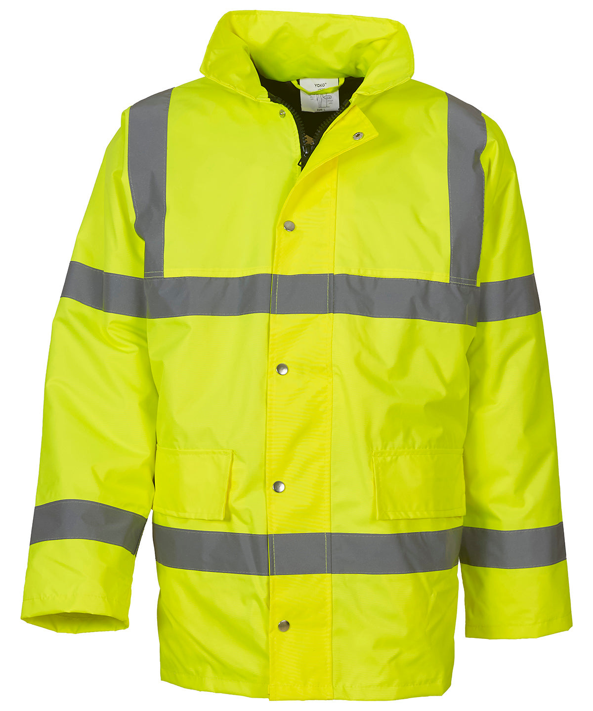 Yoko Hi-vis Classic Motorway Jacket (HVP300) - Yellow