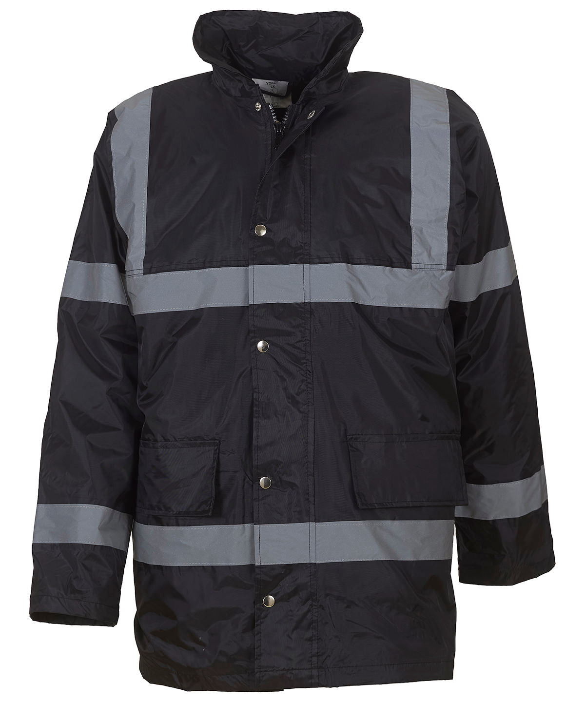 Yoko Hi-vis Security Jacket (HVP301) - Black