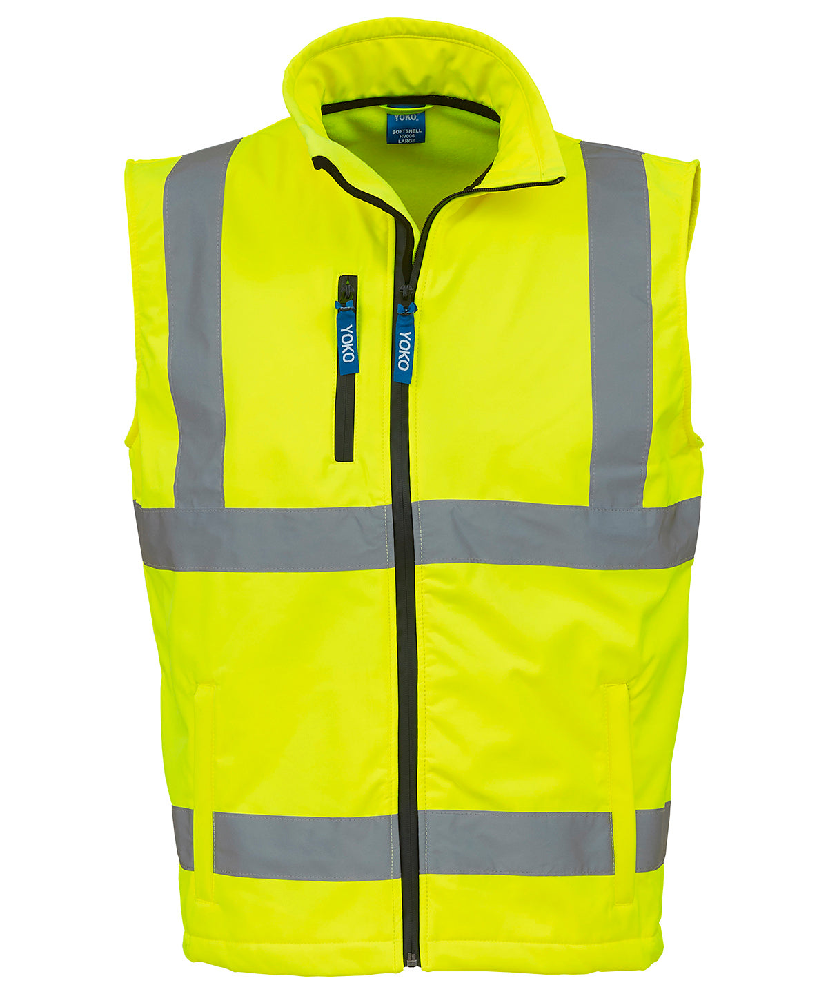 Yoko Hi-vis Softshell Gilet (HV006) - Yellow