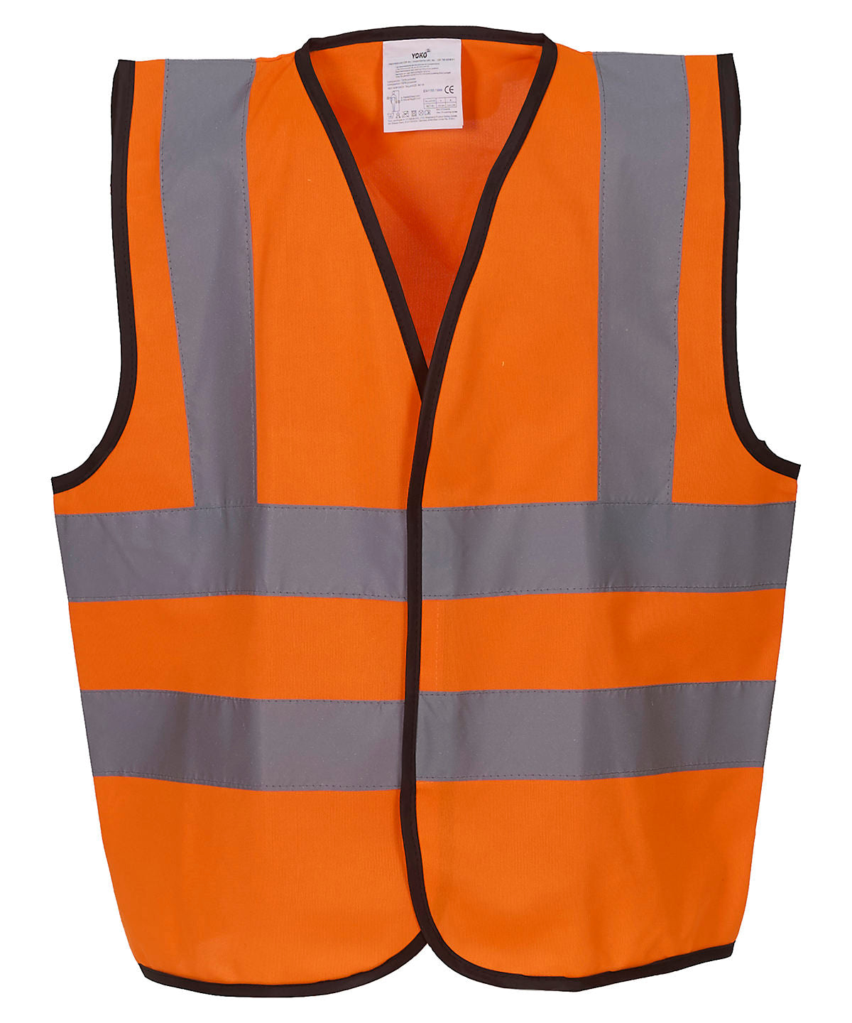 Yoko Kids Hi-vis 2 B&b Waistcoat (HVW100CH) - Orange