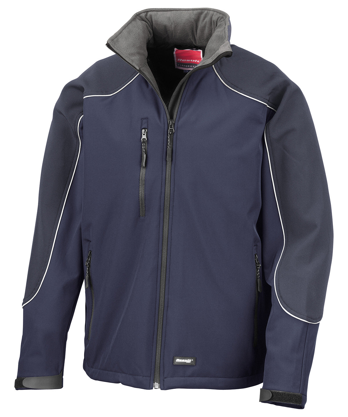 Result Workguard Hooded Softshell Jacket - Navy