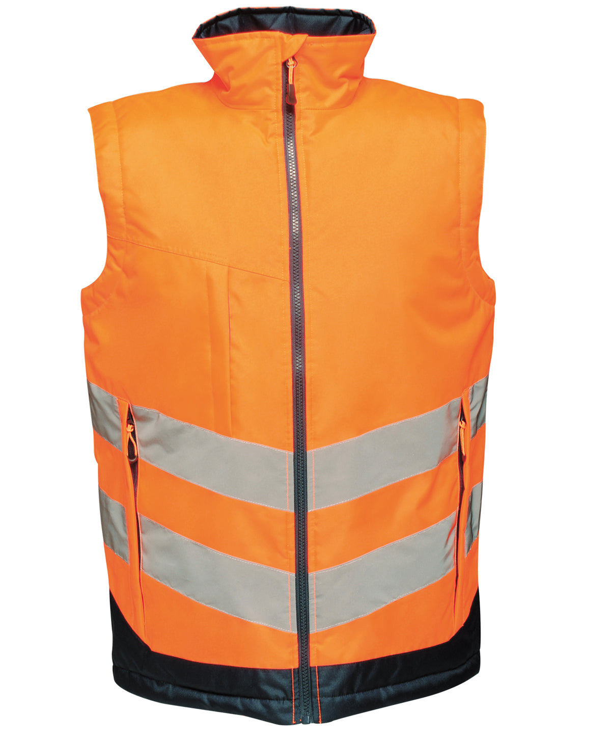Regatta High Visibility High-vis Pro Bodywarmer - Orange/Navy