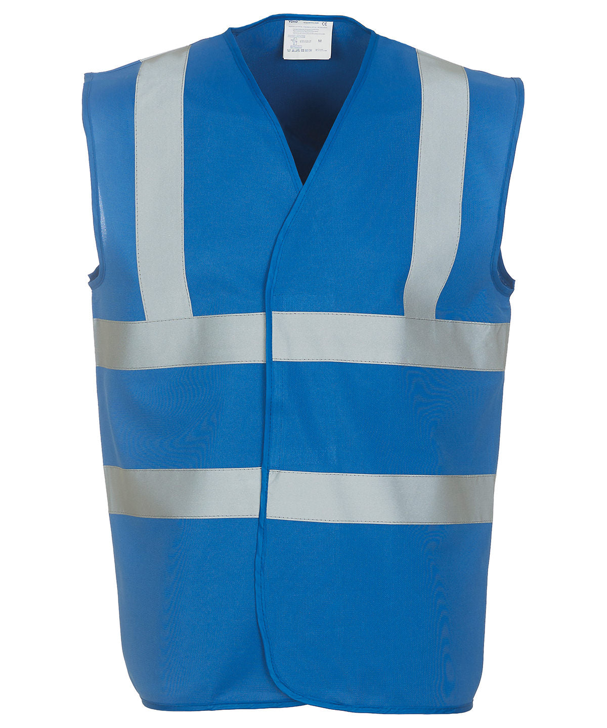 Yoko Hi-vis 2-band-and-braces Waistcoat (HVW100) - Royal Blue