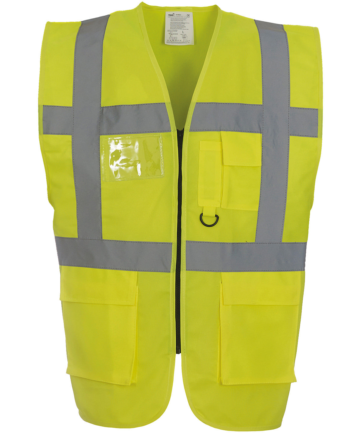 Yoko Multifunctional Executive Hi-vis Waistcoat (HVW801) - Yellow