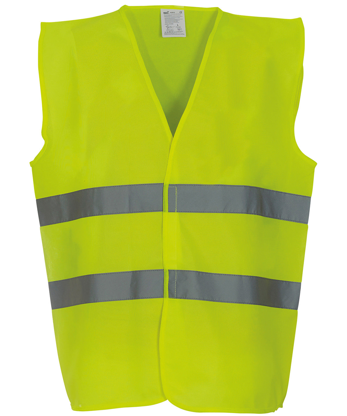 Yoko Hi-vis 2-band Waistcoat (HVW102) - Yellow