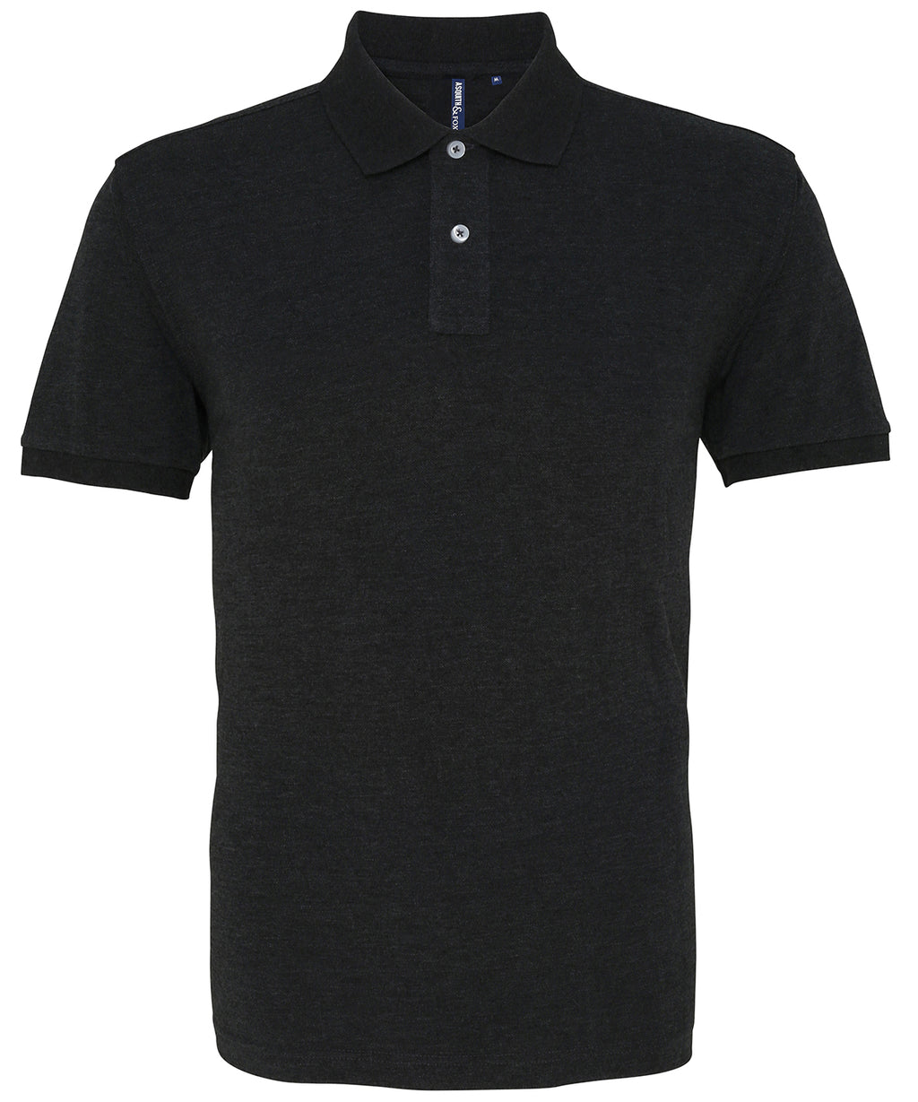 The Asquith & Fox Polo - Heather Black