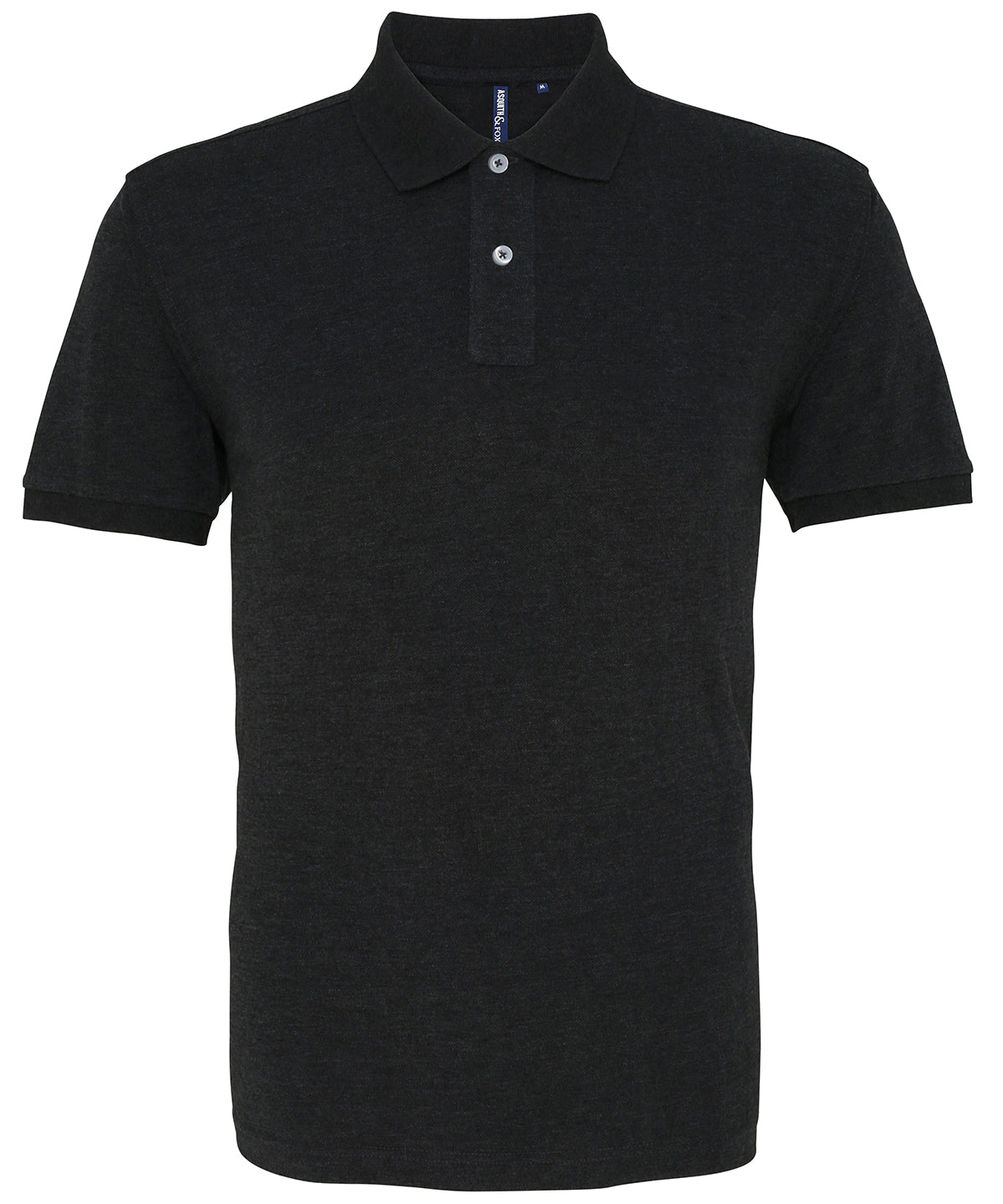 The Asquith & Fox Polo - Heather Black