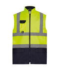 Yoko Hi-vis Padded Bodywarmer (HV005) - Yellow/Navy