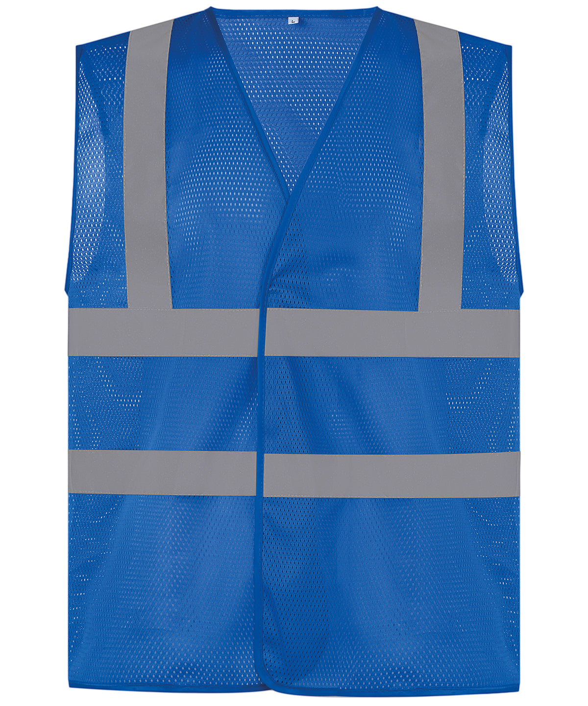 Yoko Top Cool Open Mesh 2-band-and-braces Waistcoat (HVW120) - Royal Blue