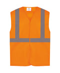 Yoko Hi-vis Railway Waistcoat Class 2 (HVW118PE) - Orange