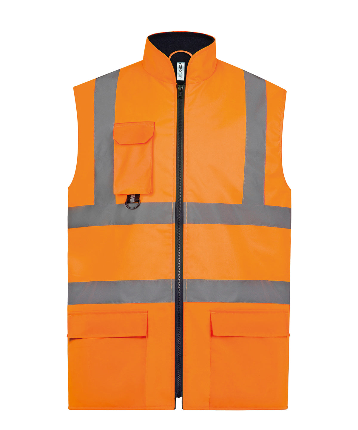 Yoko Hi-vis Padded Bodywarmer (HV005) - Orange