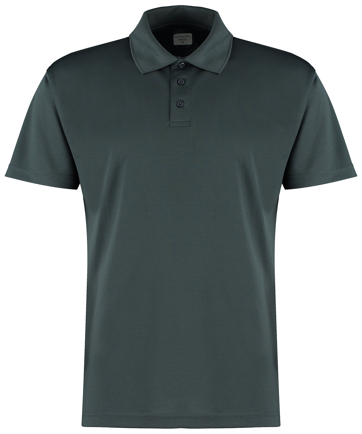 Kustom Kit Regular Fit Micro Mesh Polo With Cooltex® Plus - Graphite
