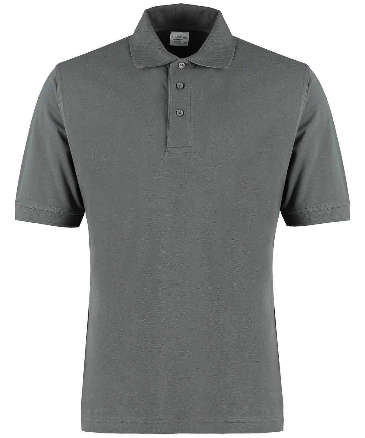 Kustom Kit Classic Fit Cotton Klassic Superwash® 60° Polo - Dark Grey