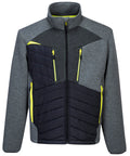 Portwest DX4 Hybrid Baffle Jacket (DX471) - Metal Grey