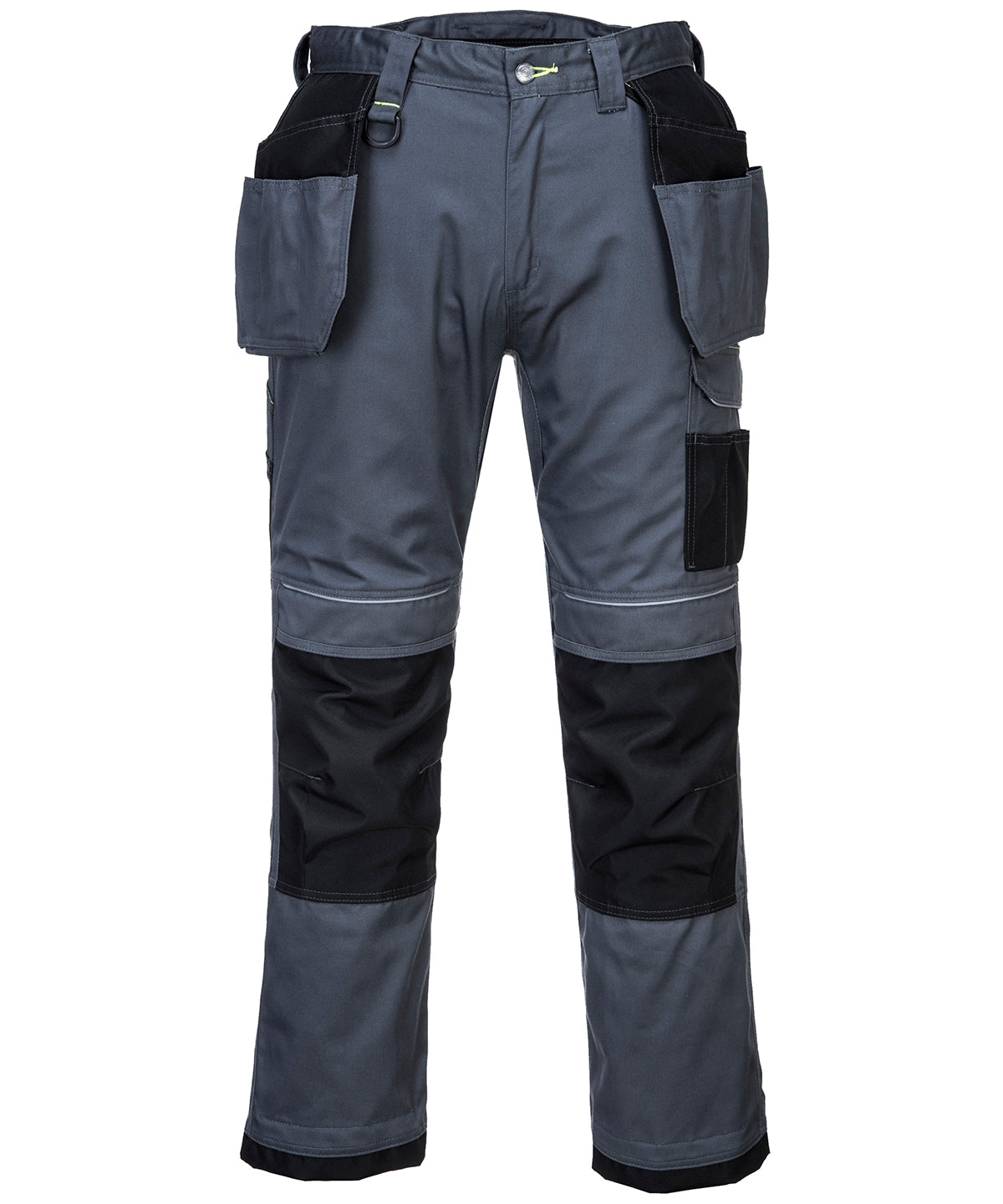 Portwest PW3 Holster Work Trousers (T602) Regular Fit - Zoom Grey/Black