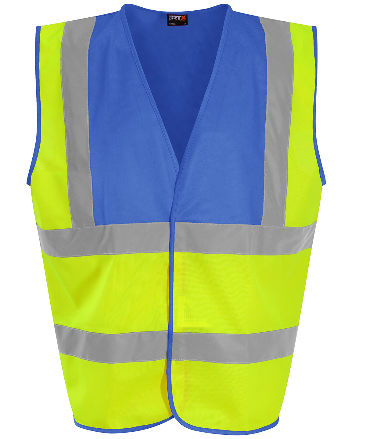 Pro RTX High Visibility Waistcoat - HV Yellow/Royal Blue