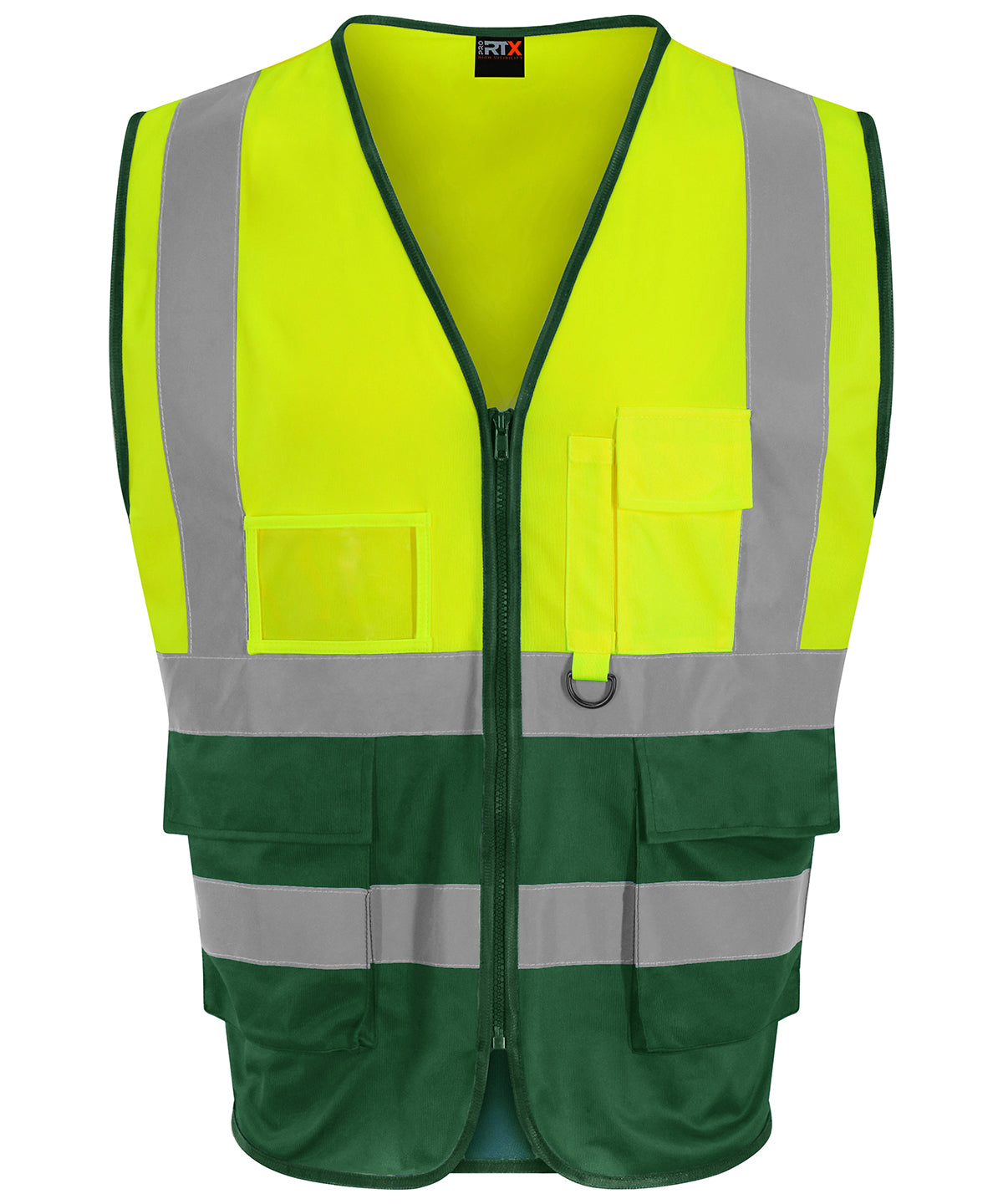 Pro RTX High Visibility Executive Waistcoat - HV Yellow/Paramedic Green