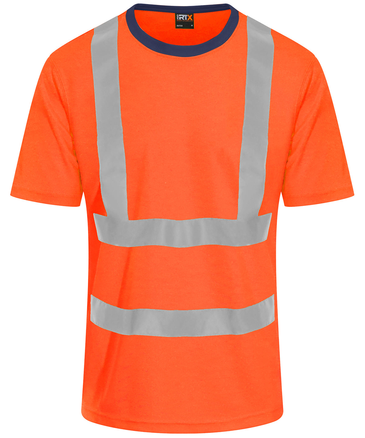 Pro RTX High Visibility High Visibility T-shirt - HV Orange/Navy
