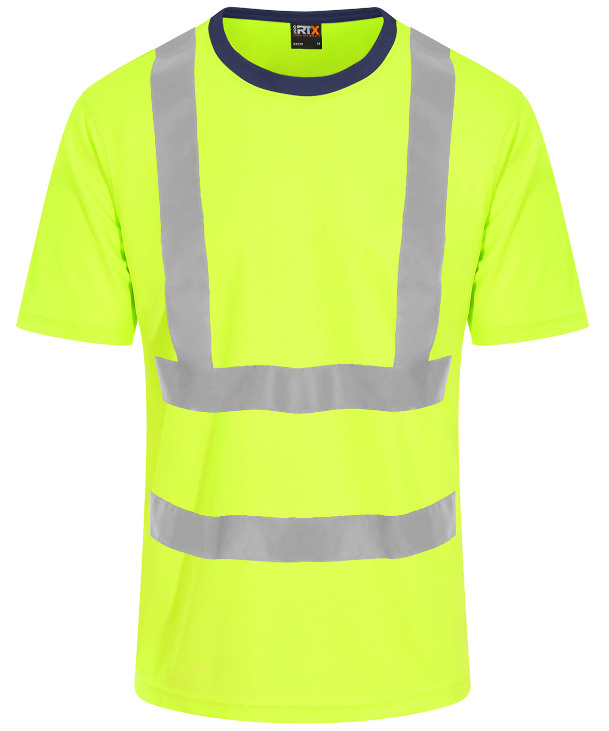 Pro RTX High Visibility High Visibility T-shirt - HV Yellow/Navy