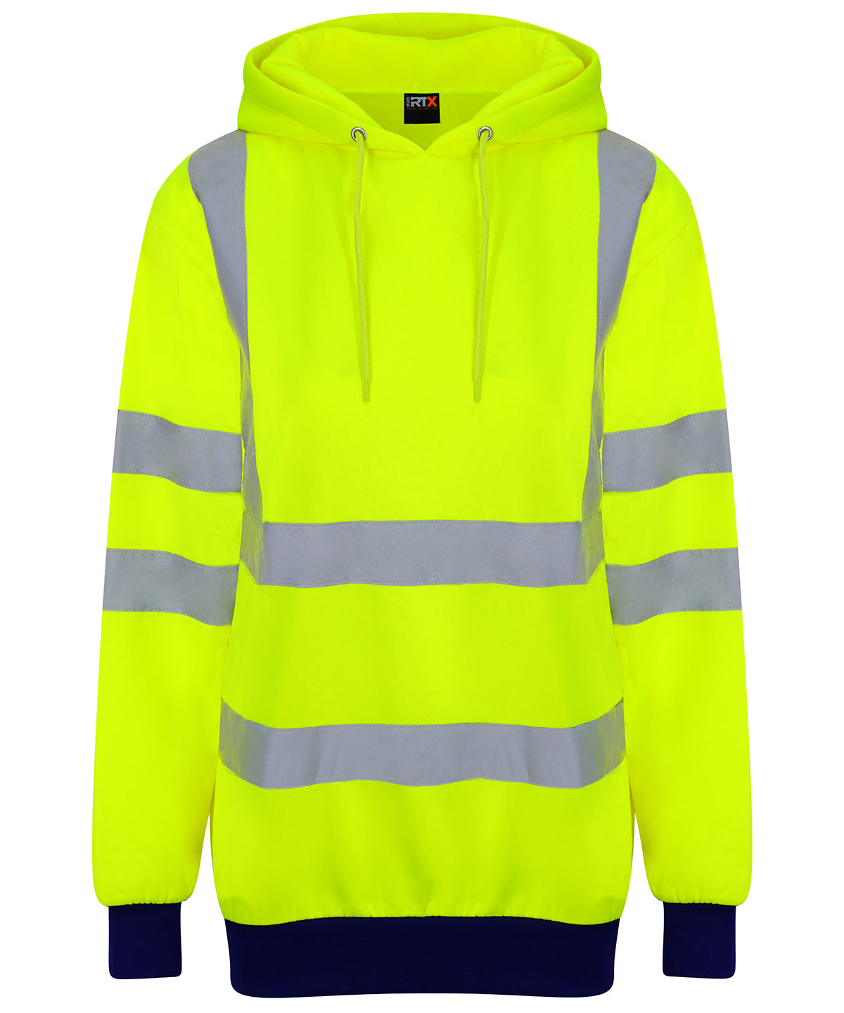 Pro RTX High Visibility High Visibility Hoodie - HV Yellow/Navy