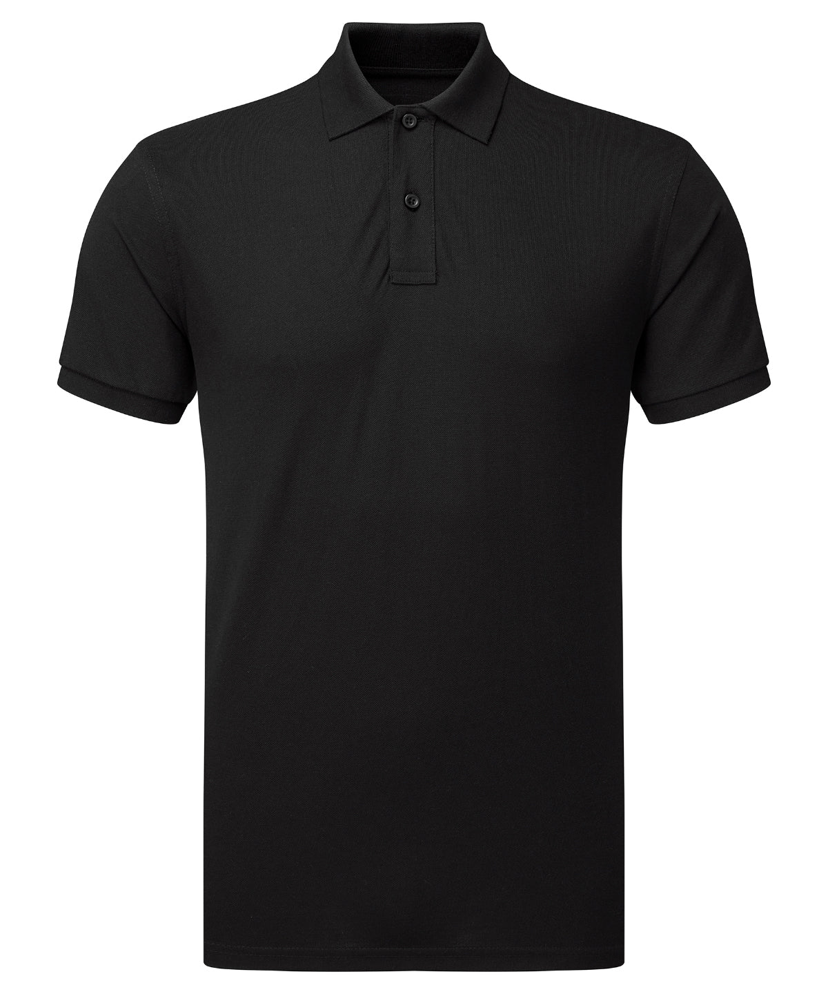 Asquith & Fox Men’s Polycotton Blend Polo - Black
