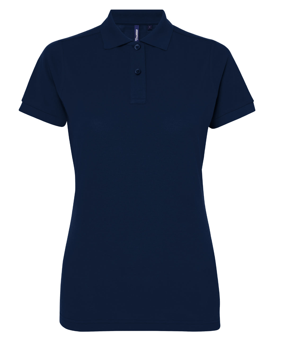 Asquith & Fox Women’s Polycotton Blend Polo - Navy
