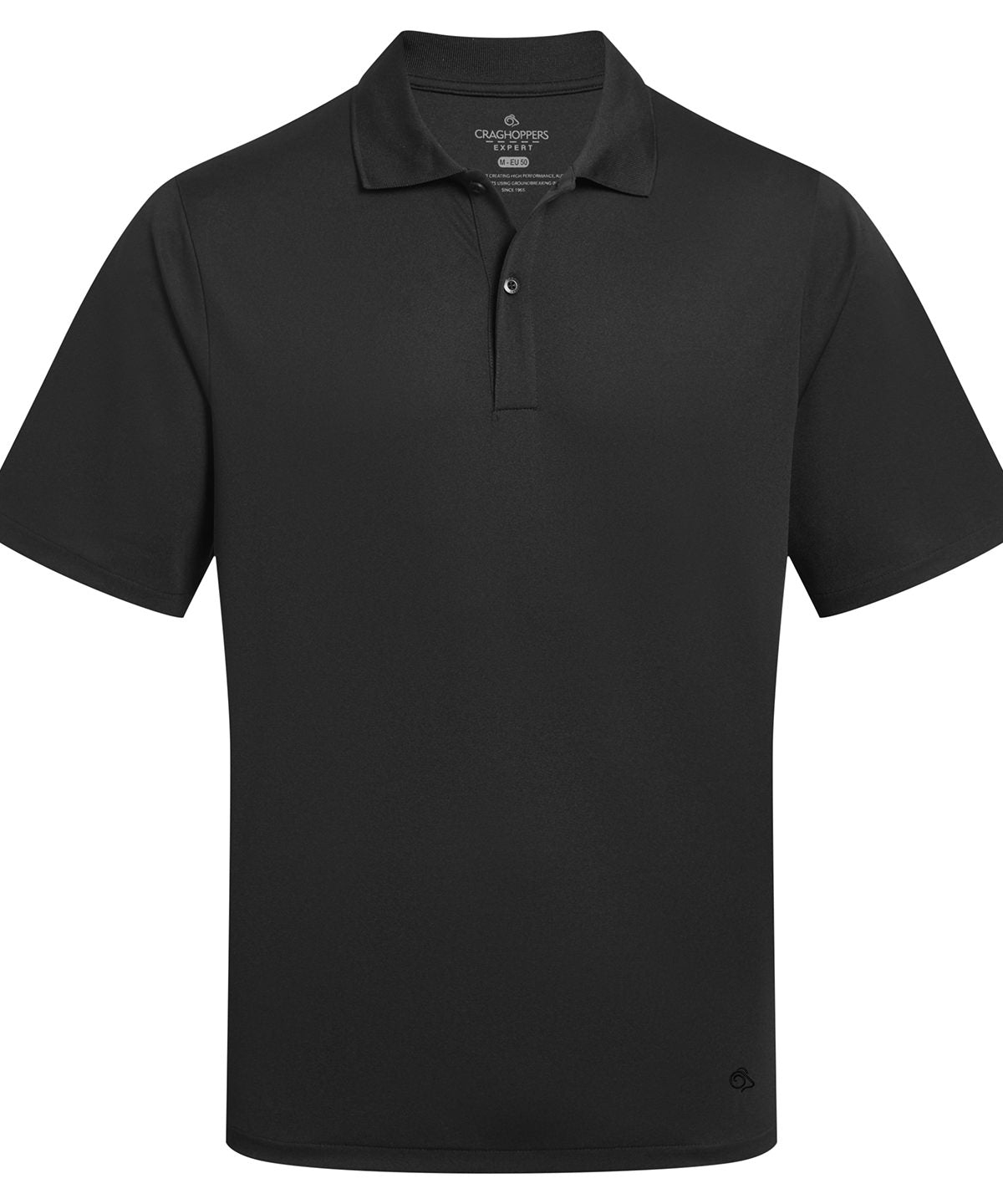 Craghoppers Expert Basecamp Wicking Polo Shirt - Black