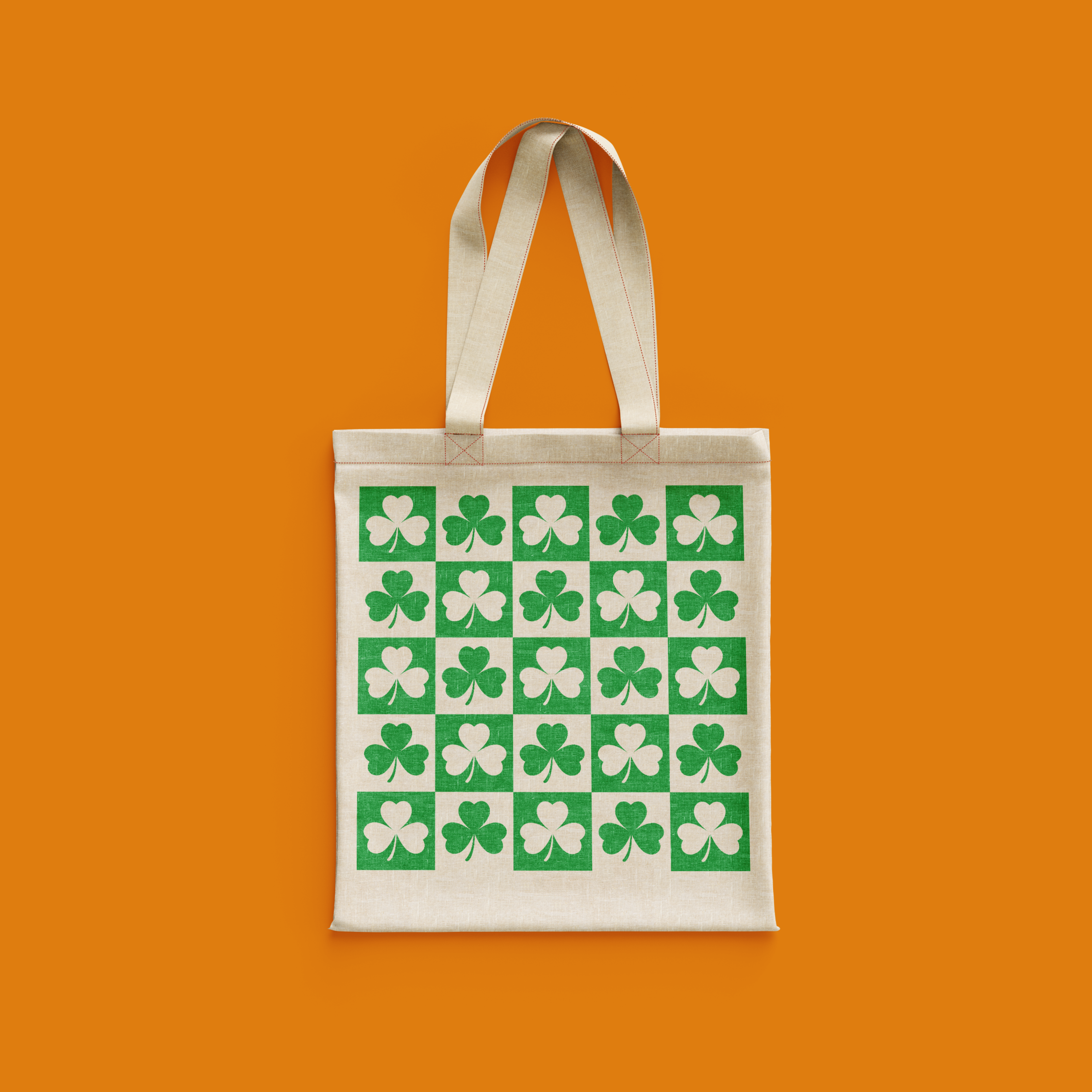 Shamrock Checkerboard Totebag