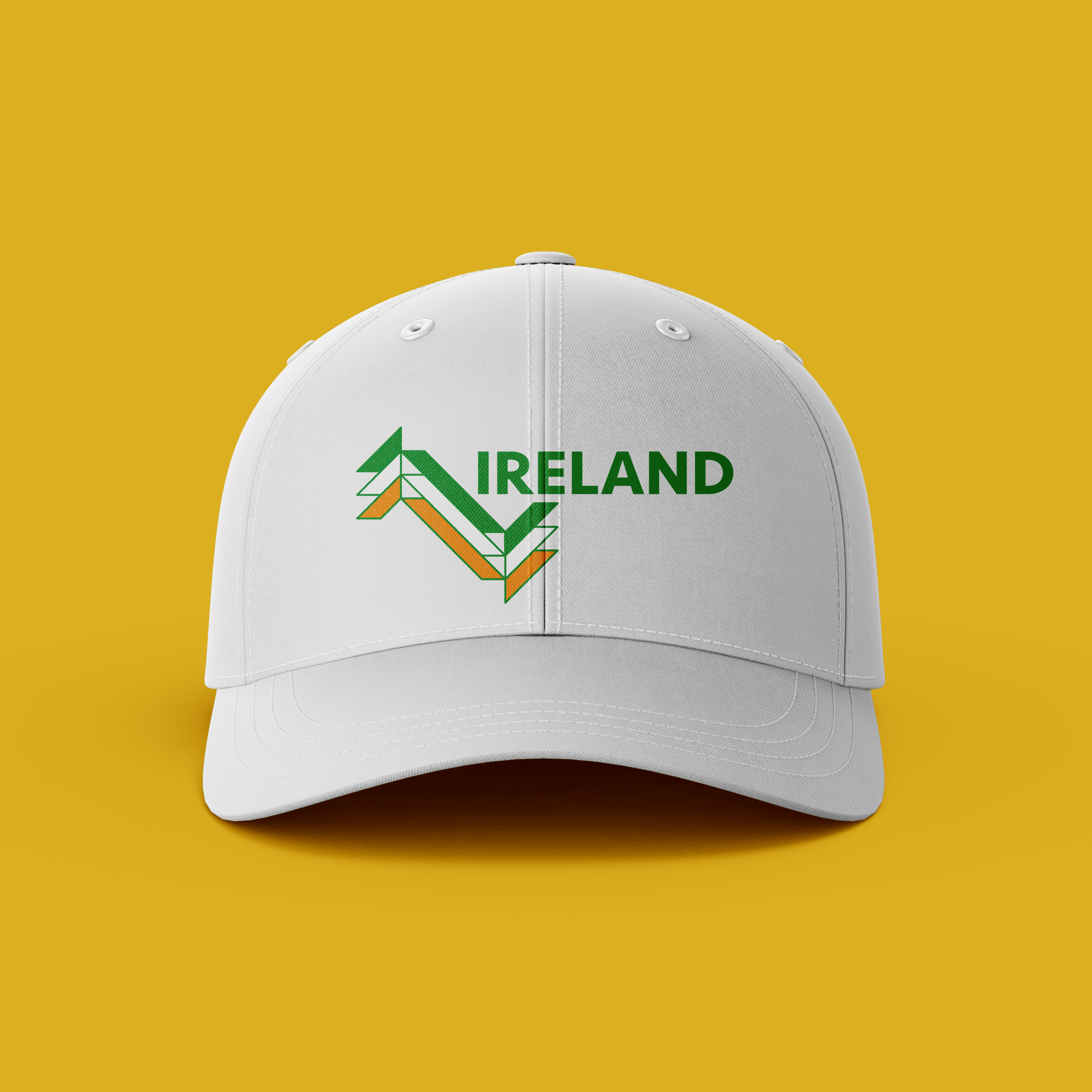 Ireland (Geometric Graphic) Baseball Cap