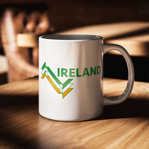 Ireland (Geometric Graphic) Mug