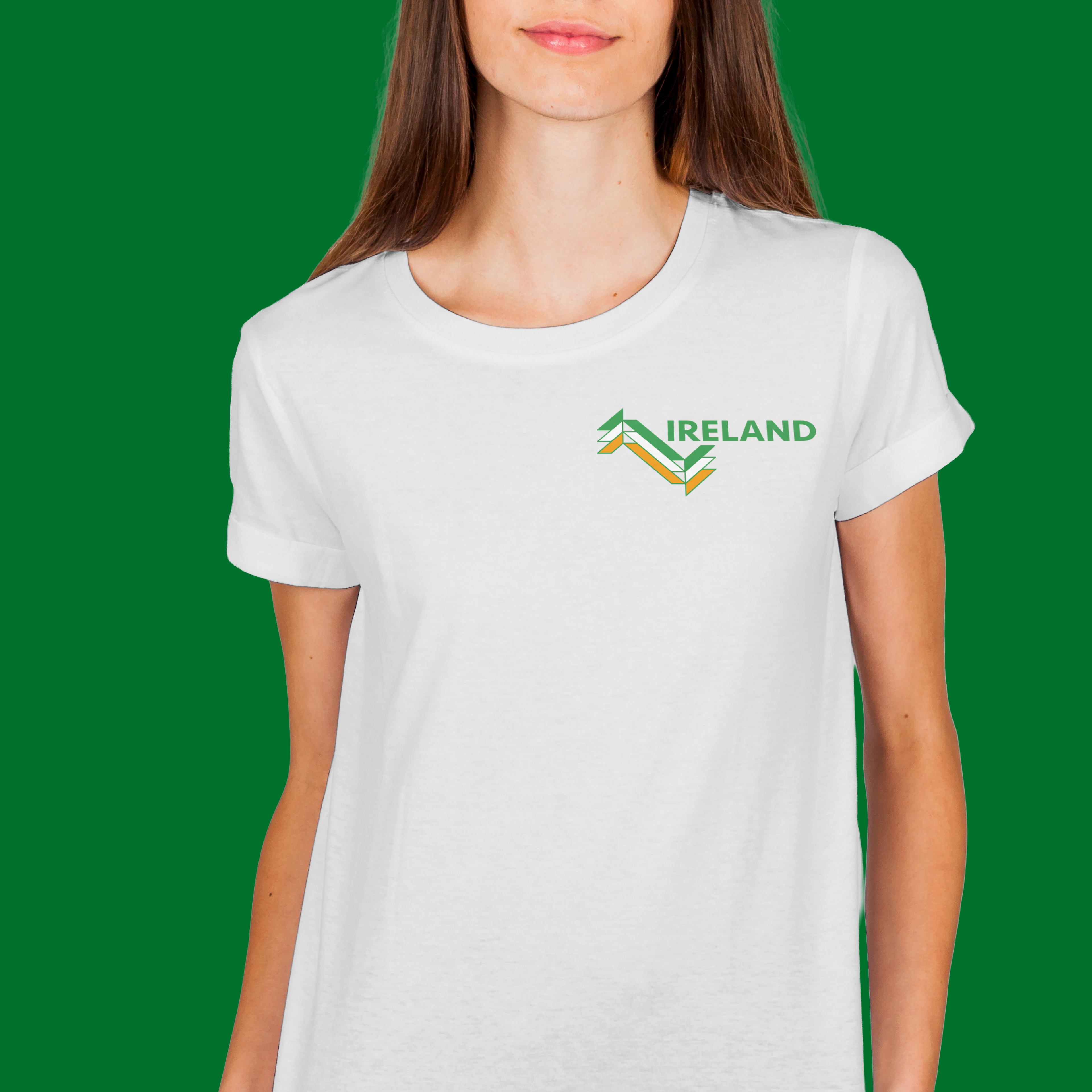 Ireland (Geometric Graphic) Tees