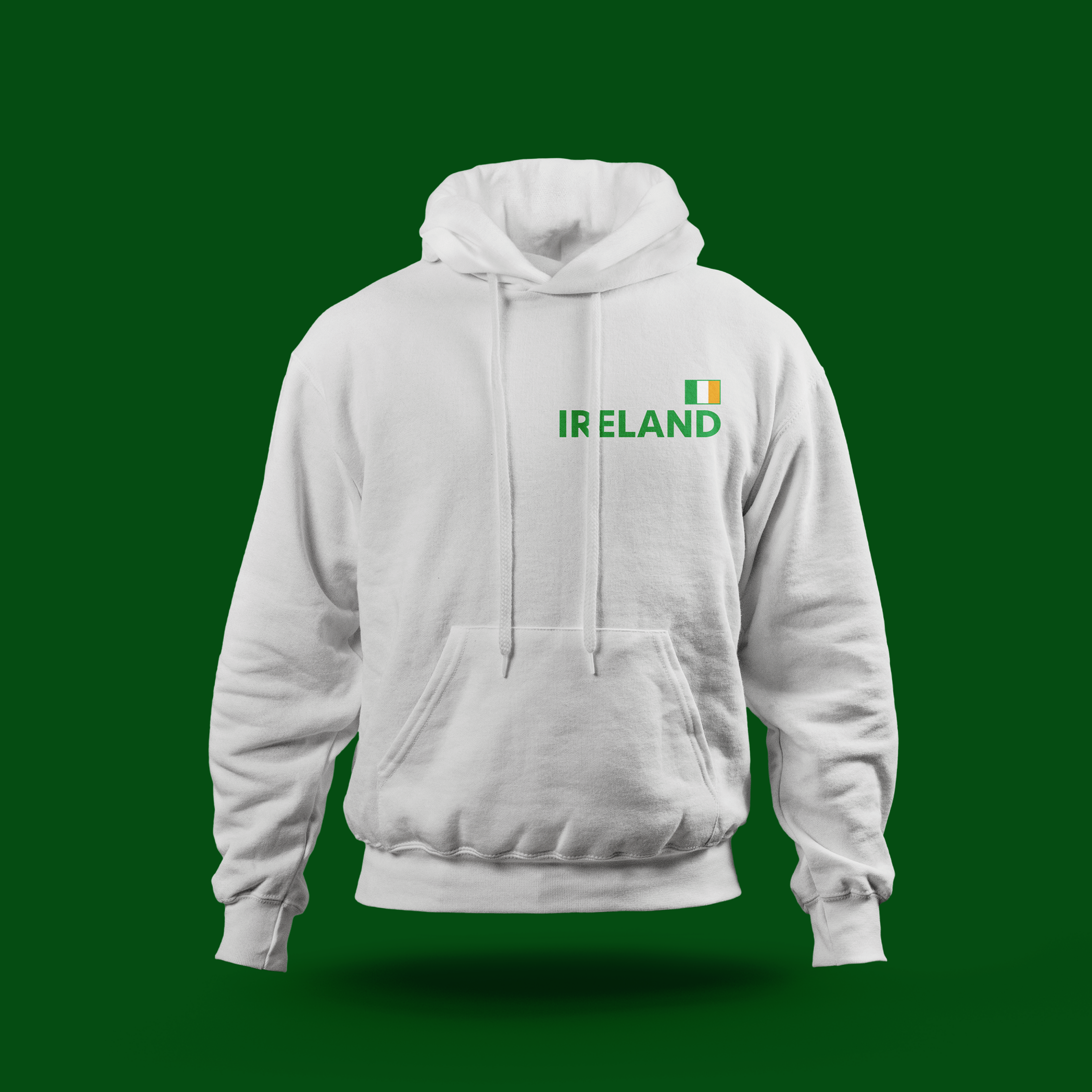 Ireland (Tricolour Flag) – Hoodie