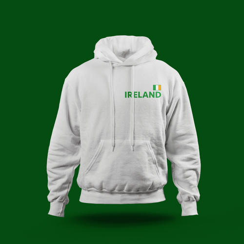 Ireland (Tricolour Flag) – Hoodie