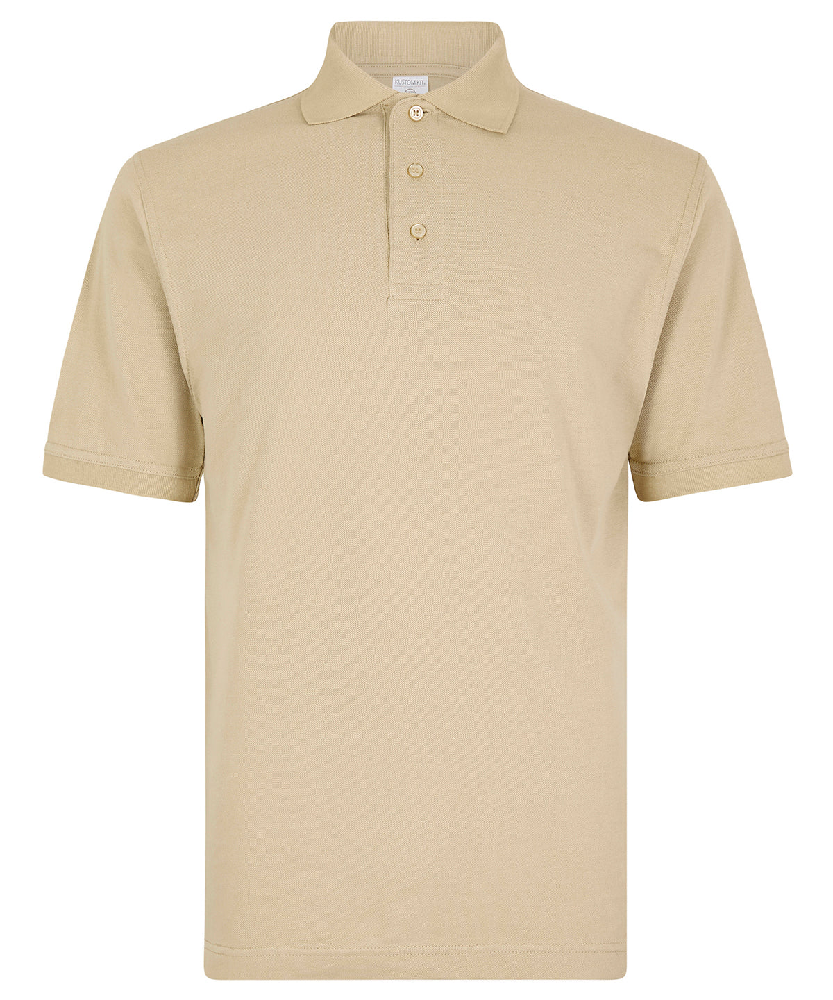 Kustom Kit Classic Fit Cotton Klassic Superwash® 60° Polo - Sand